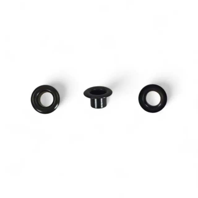 Toscani Rivetti e borchie occhielli metallici nero dark 1 pz