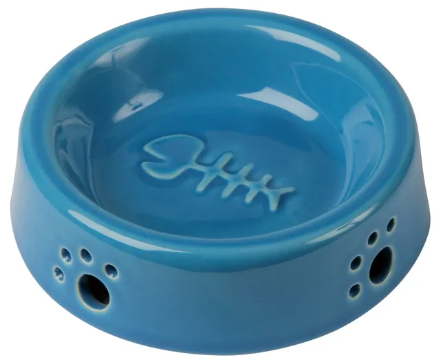 Kerbl Pet Ceramic Bowl Fish ciotola gatto ceramica pesce