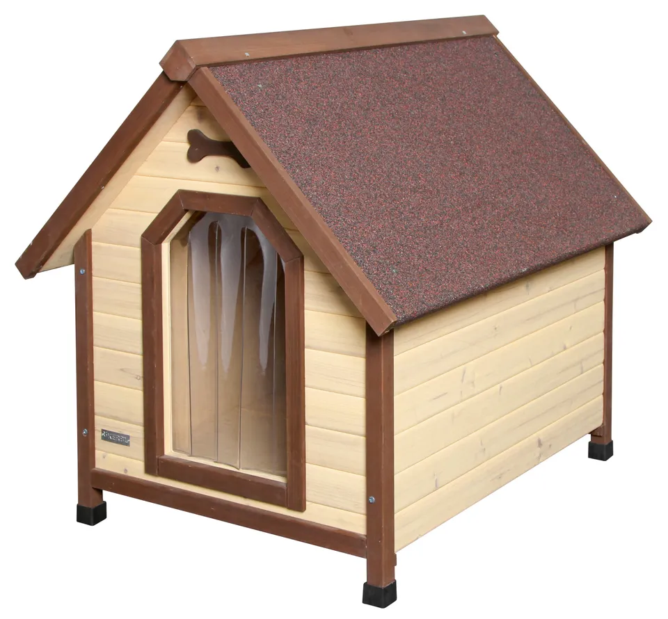 Kerbl Pet Dog House 4-Seasons cuccia cane esterno legno isolata