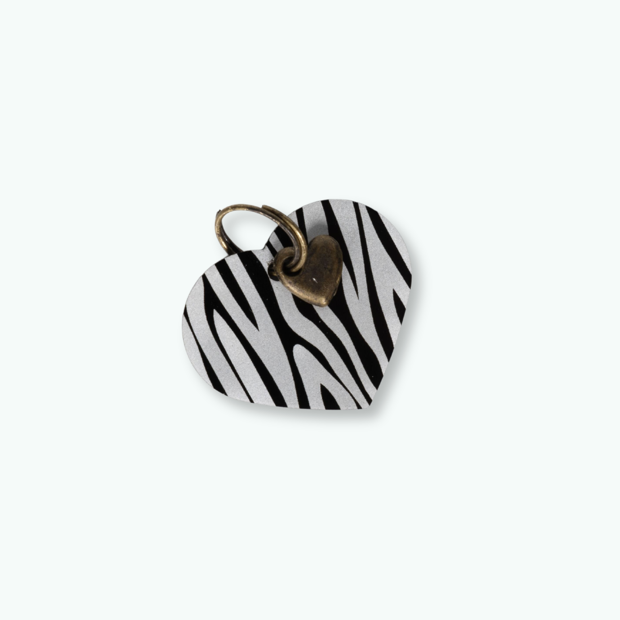 Dog with a Mission Zebra Cuore medaglietta cane L personalizzata
