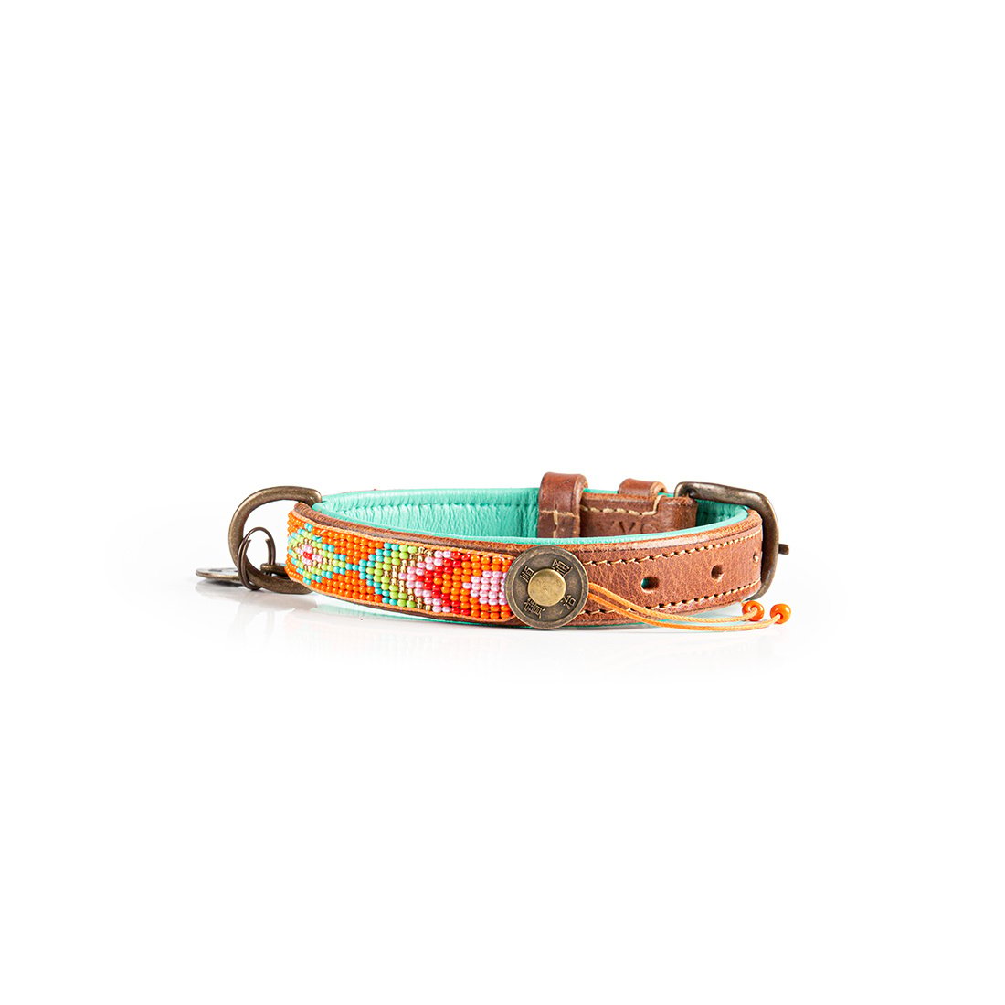 Dog with a Mission Tiger Lily Collare cane XXS arancione 22-24cm