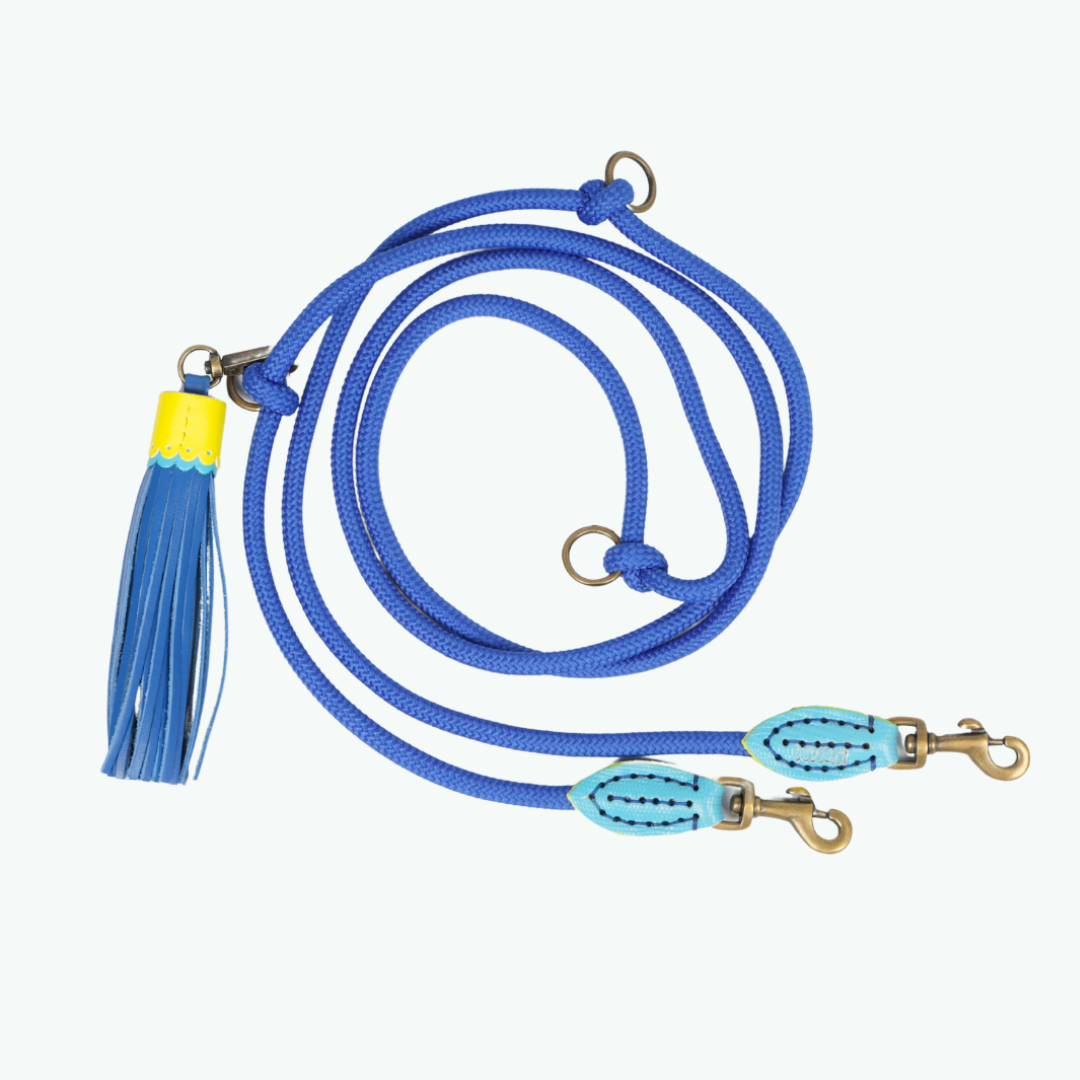 Dog with a Mission Sky Extra guinzaglio cane blu S 220 cm