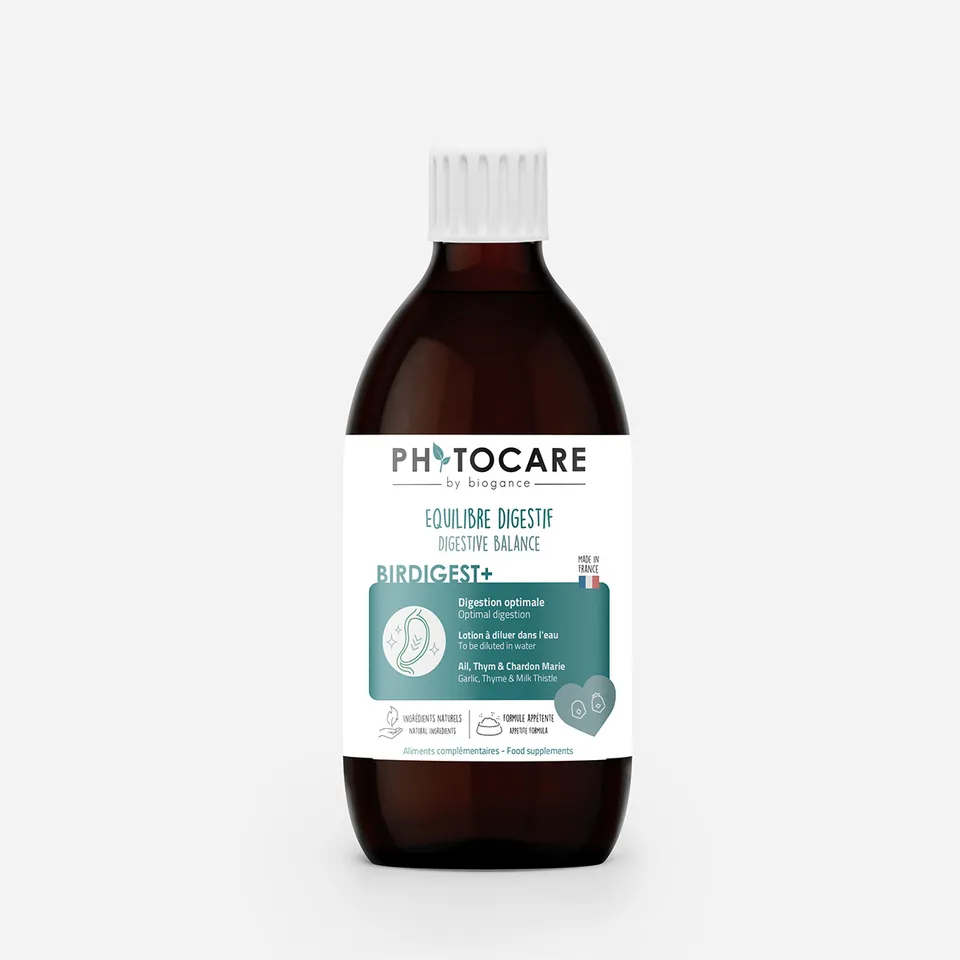 Biogance Phytocare Birdigest+ integratore uccelli 200 ml aglio