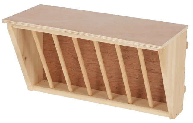 Kerbl Rastrelliera Fieno Legno 25x17x20 per Conigli