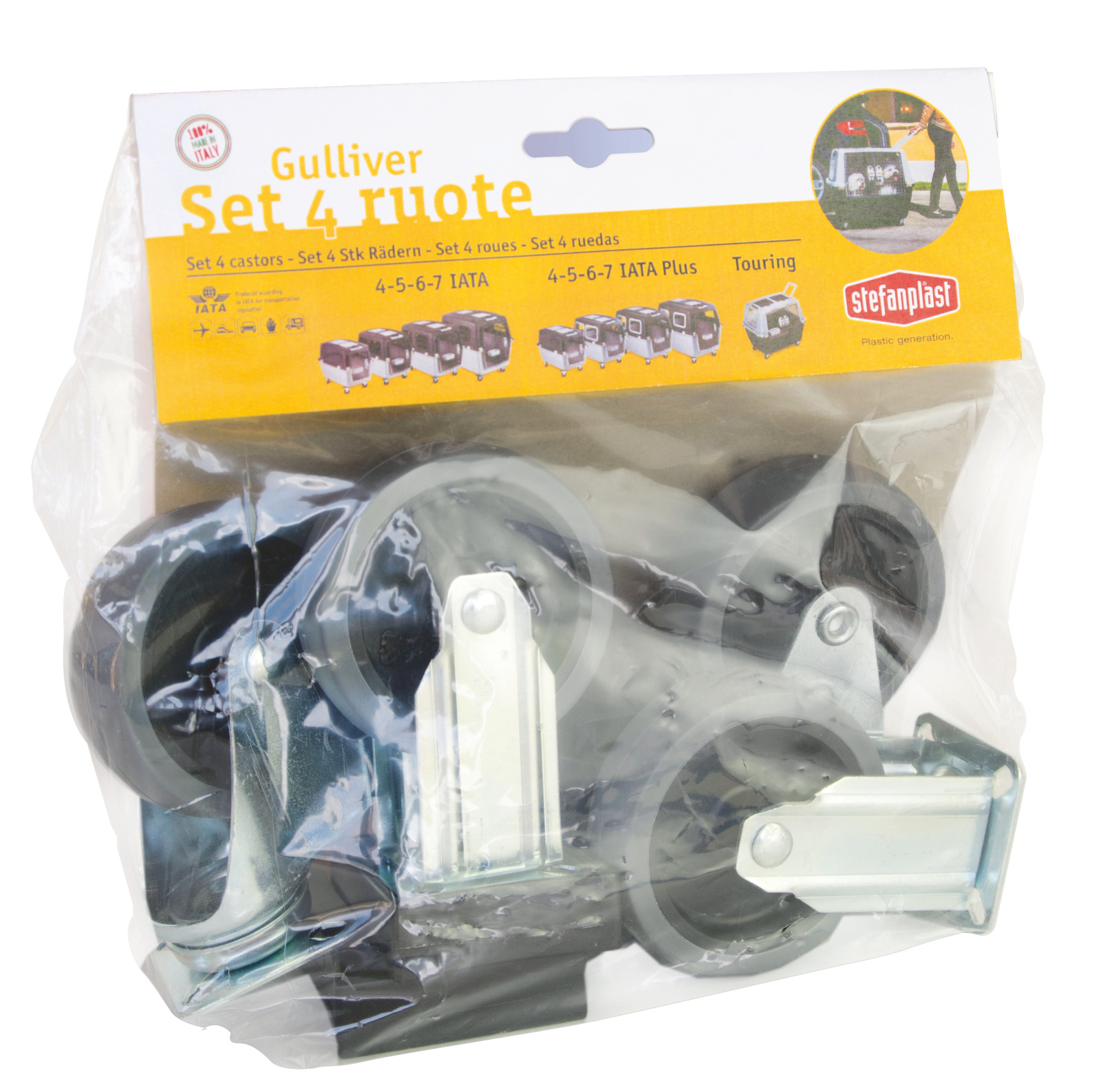 Kerbl Pet Set ruote ricambio trasporto cane box trasportino