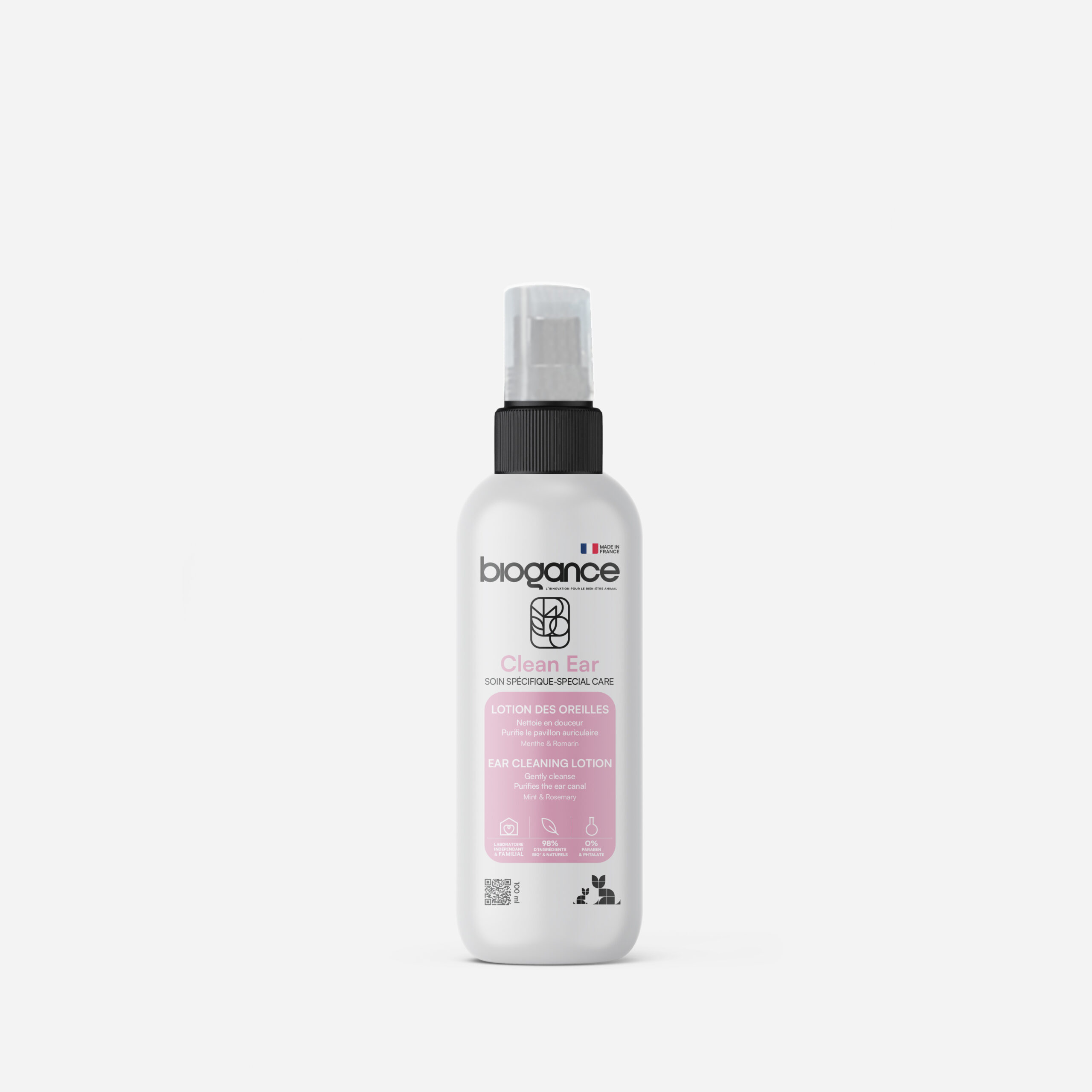 Biogance Clean Ear lozione orecchie gatto rosmarino