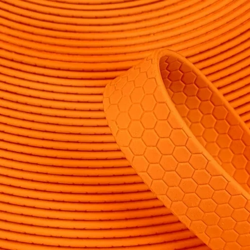 Toscani Fettucce & Nastri Exa Esagonale fettuccia arancio fluo 20mm