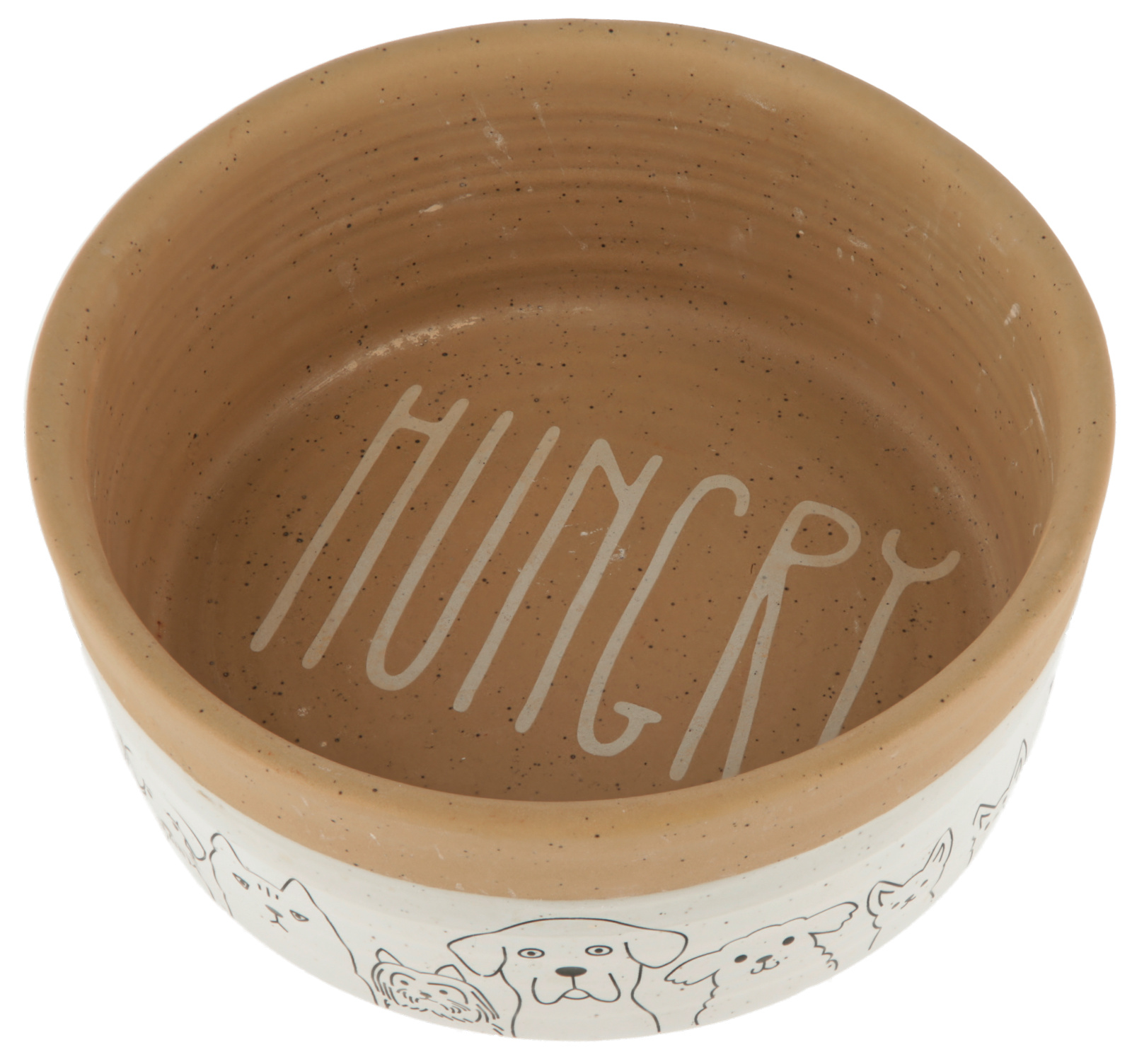 Kerbl Pet Hungry ciotola ceramica cane con motivo