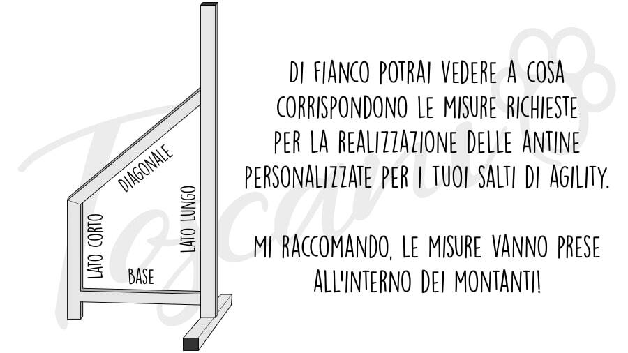 Toscani Gadget Antine Personalizzate Salti Agility Cane Mesh
