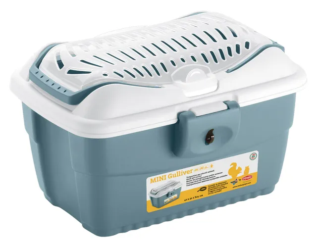 Kerbl Pet Mini Gulliver trasportino plastica apertura sopra
