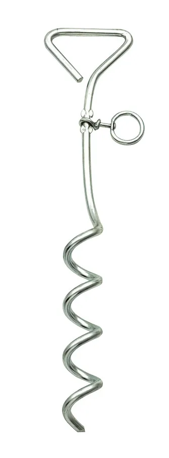Kerbl Pet Dog Home Spiral Stake picchetto 40 cm acciaio