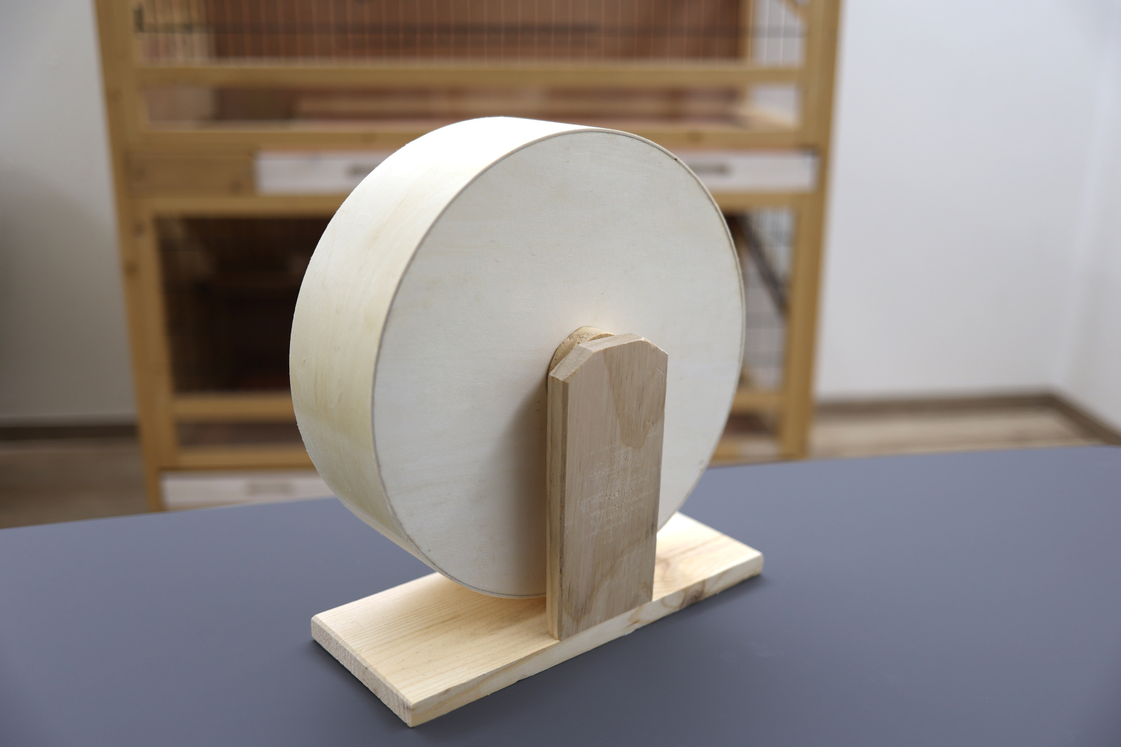 Kerbl Rodent Agility Ruota Criceto Legno Sughero Silenziosa