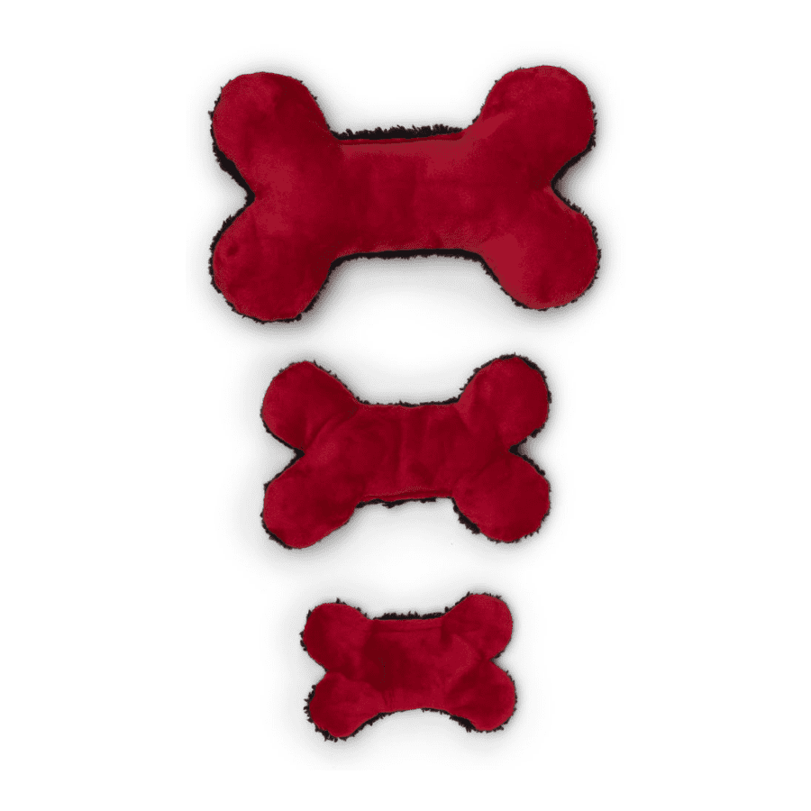 West Paw Biogance Osso Peluche Mini Rosso Cane