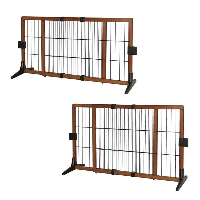 Lionto Welpenschutzgitter cancello per cani 71 cm estensibile