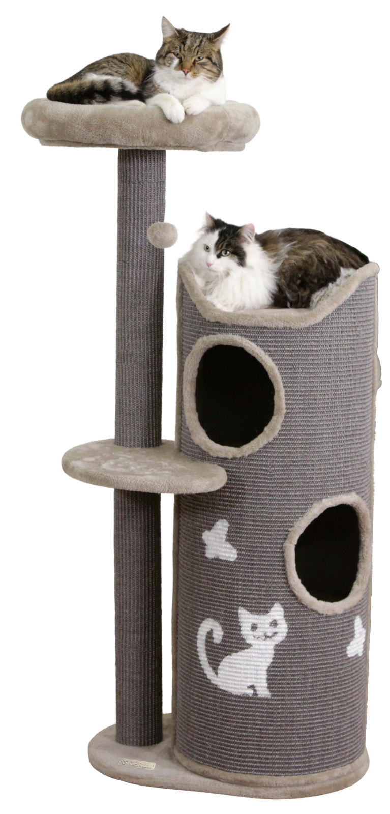 Kerbl Pet Tiana tiragraffi gatto botte sisal con cuscini