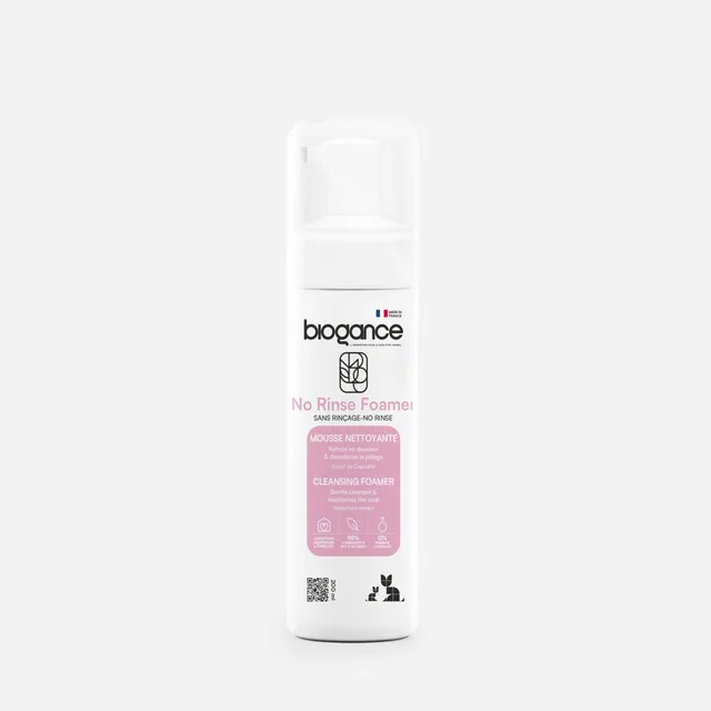 Biogance No Rinse mousse gatto senza risciacquo nasturzio aloe
