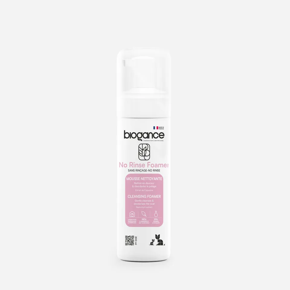 Biogance No Rinse mousse gatto senza risciacquo nasturzio aloe