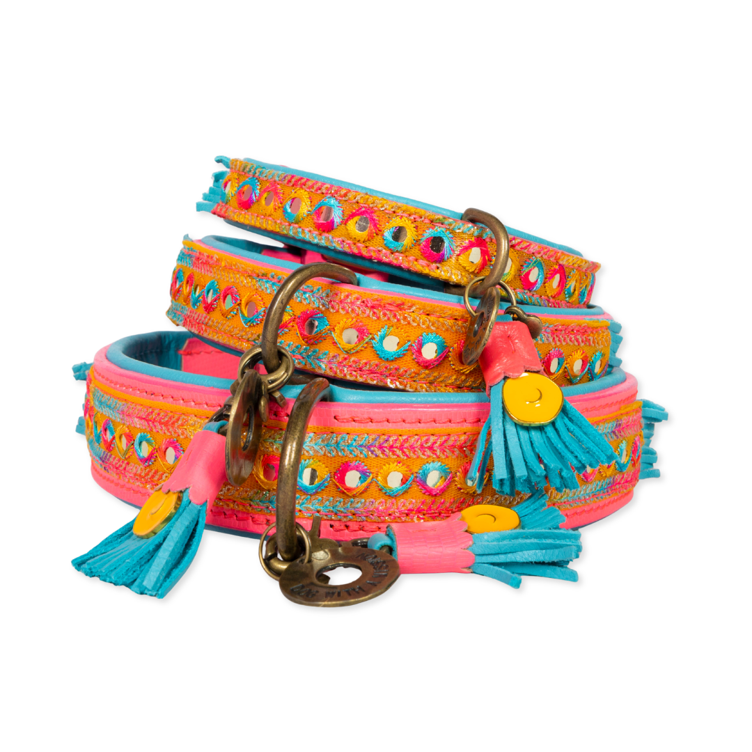 Dog with a Mission Indian Summer collare multicolor XXL 58-65 cm