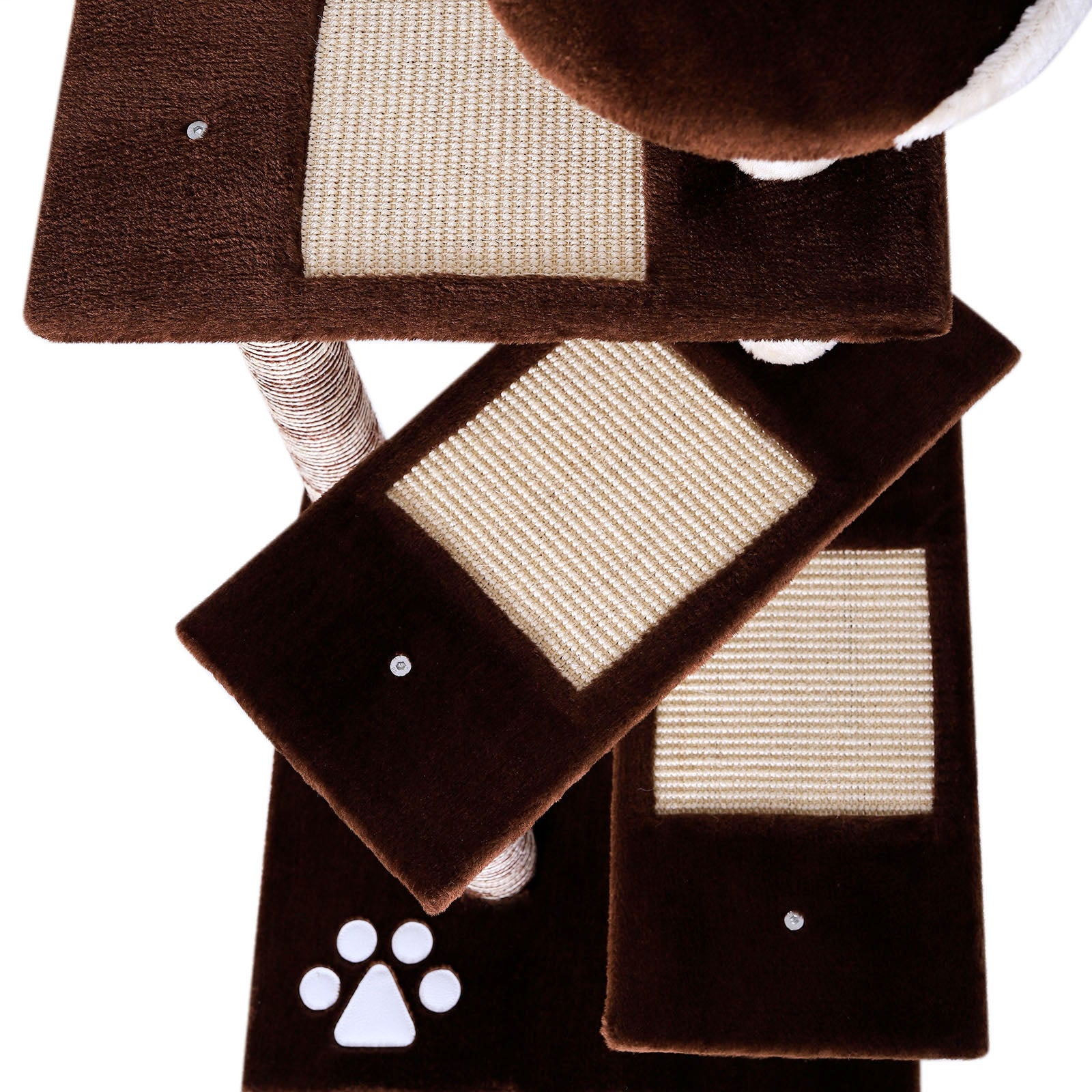 Lionto Katzenkratzbäume tiragraffi 100 cm beige marrone