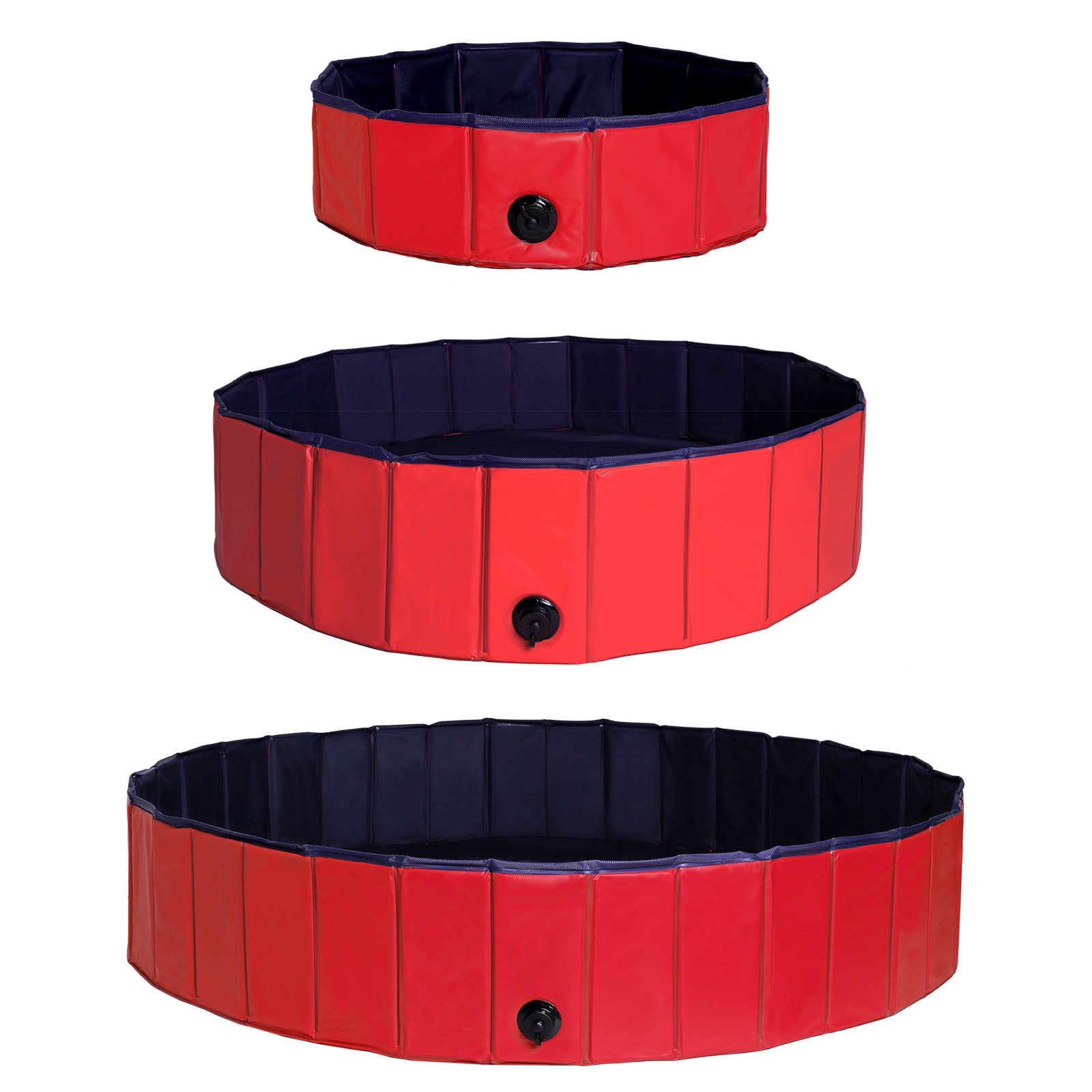 Lionto Piscina Pieghevole Cane M 120x30 cm PVC Antiscivolo