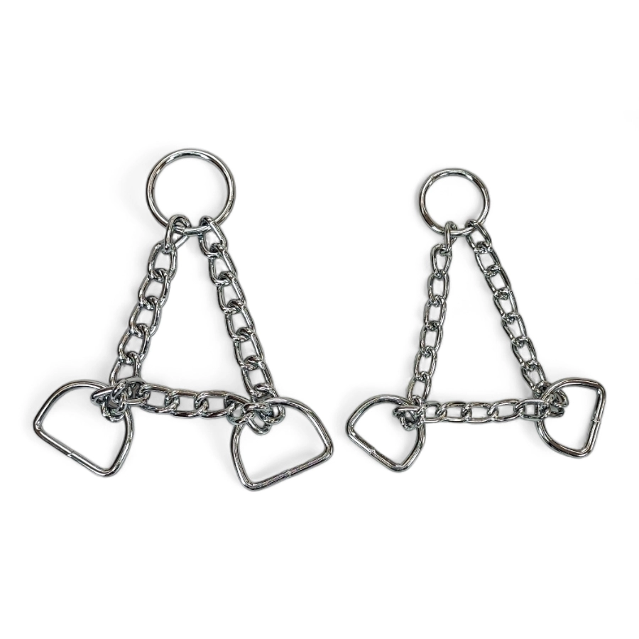 Toscani Martingala catena 3 anelli zinco argento