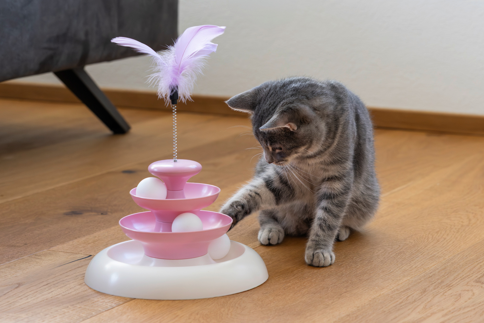 Kerbl Pet Cloudi gioco interattivo per gatti 3 livelli