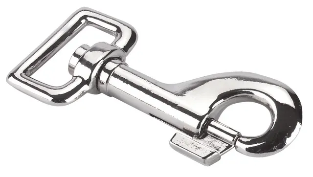 Kerbl Pet Snap-hook Moschettone Cane Metallo Zincato Girevole