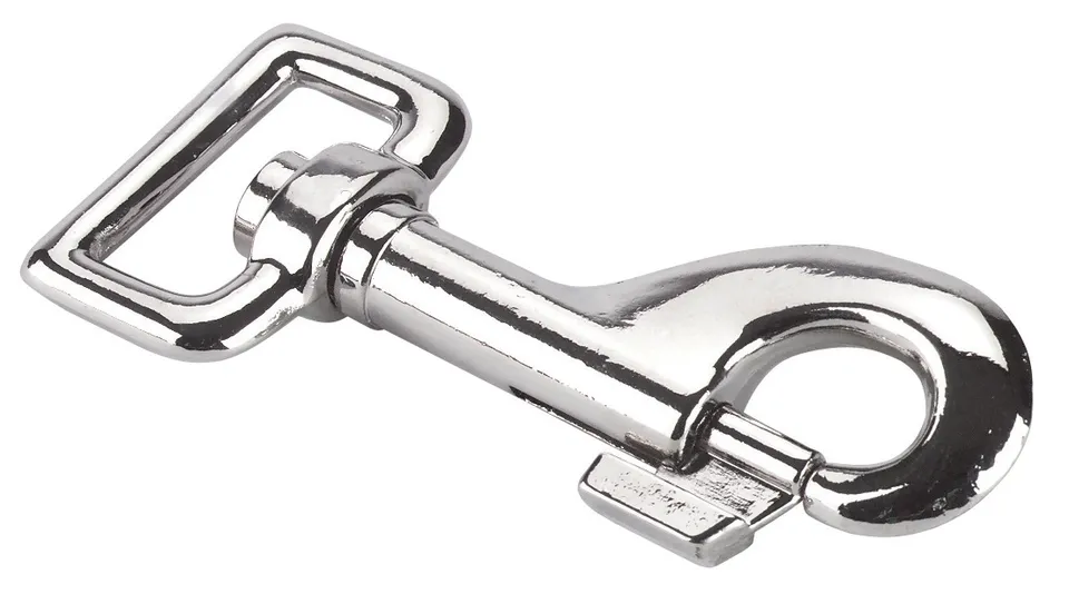 Kerbl Pet Snap-hook Moschettone Cane Metallo Zincato Girevole