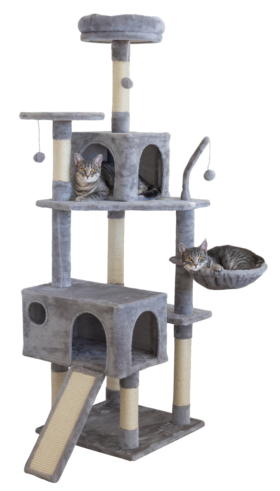 Kerbl Pet Levi tiragraffi gatto due cucce grotta sisal