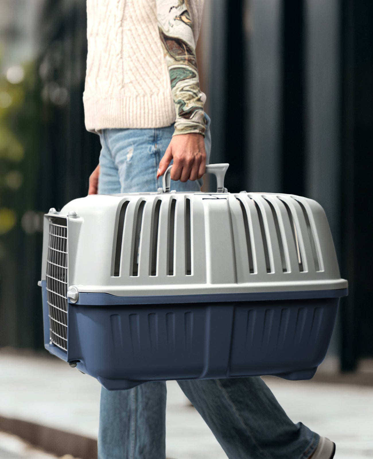Lionto Hundetransportboxen trasportino 58,5 cm antracite