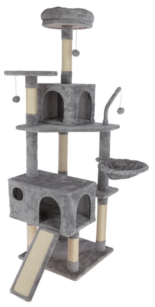Kerbl Pet Levi tiragraffi gatto due cucce grotta sisal