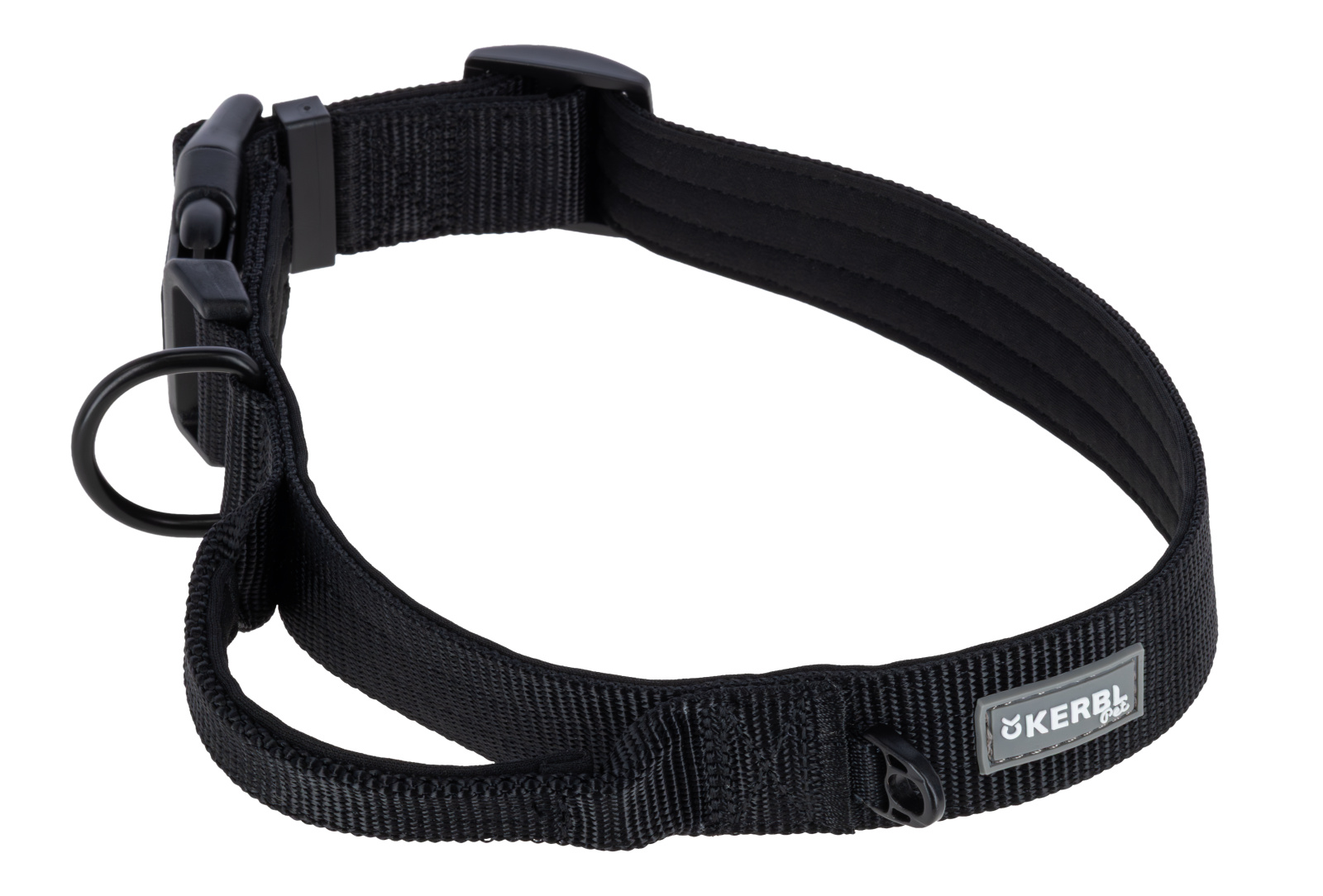 Kerbl Dallas collare cane nylon largo imbottito regolabile