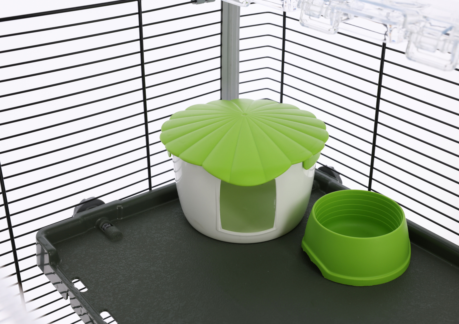 Kerbl Pet EVA 23 gabbia criceti con ruota e beverino