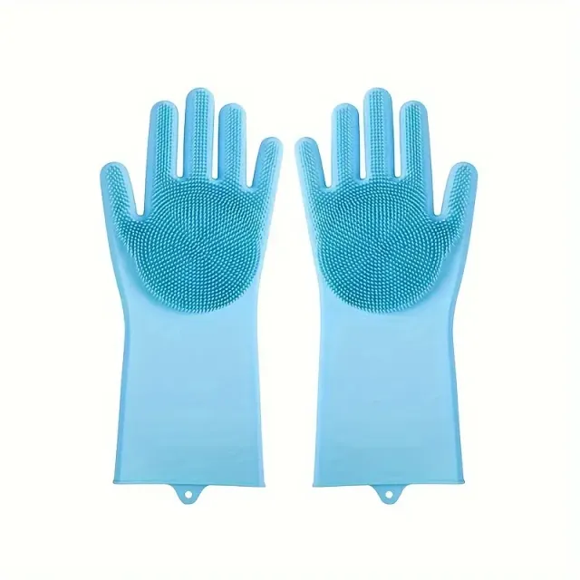 Toscani Cura Pet Guanti Silicone Toeletta Cani e Gatti Coppia