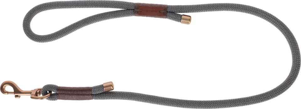 Kerbl Monte Carlo guinzaglio cane corda moschettone oro
