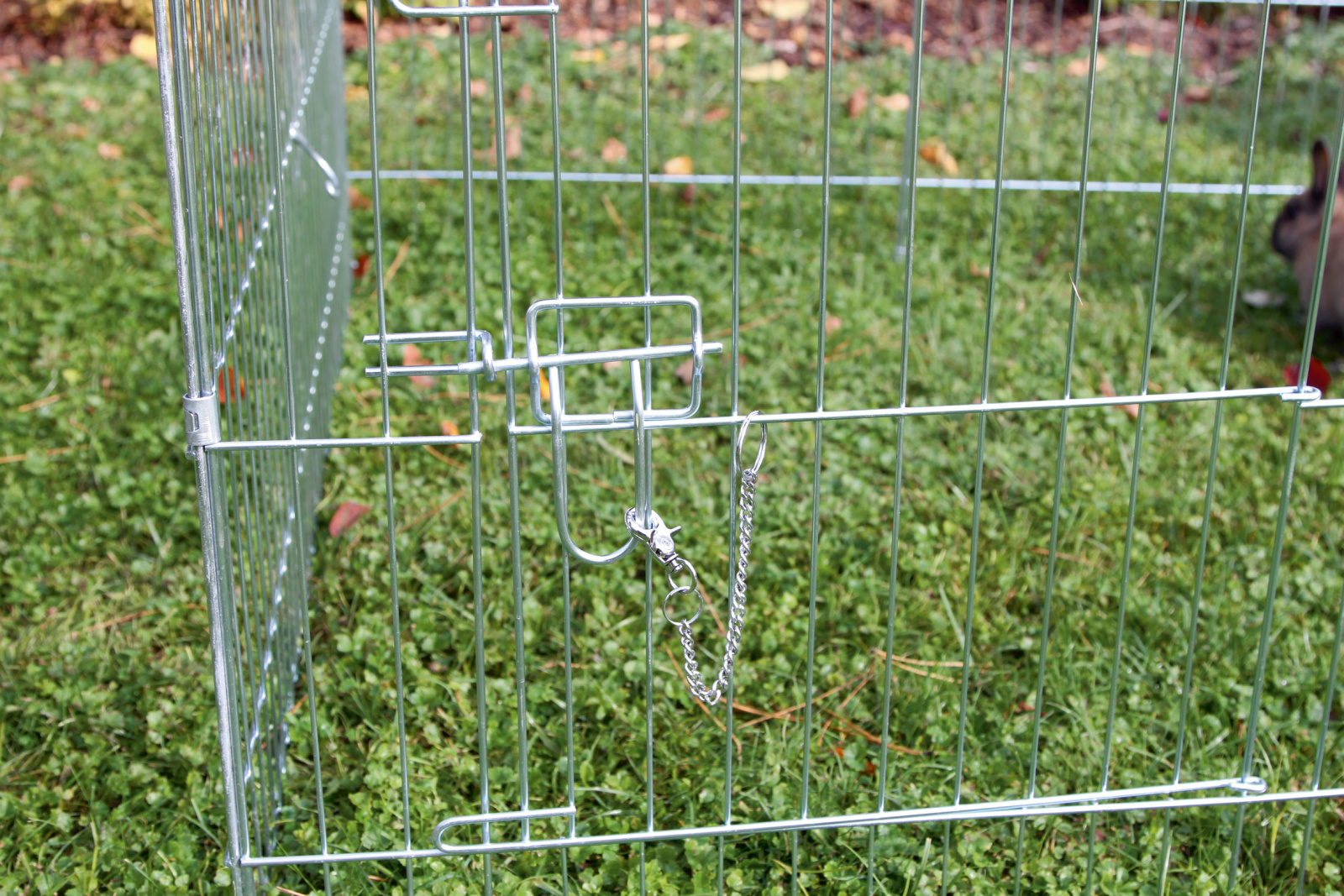 Kerbl Pet Outdoor Pen Easy recinto esterno conigli zincato 2 porte