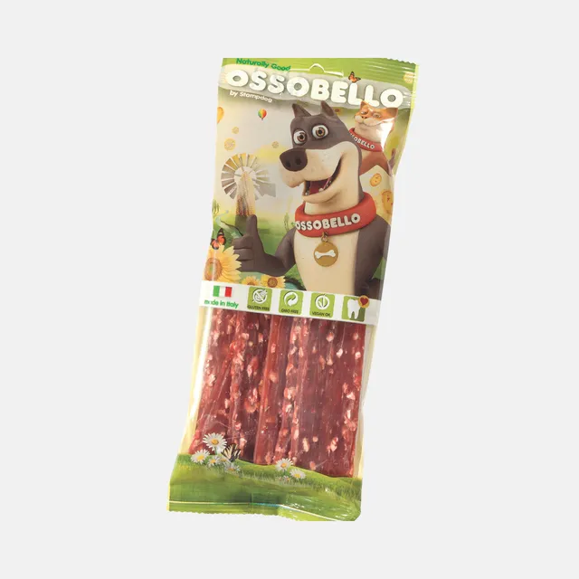 Ossobello Rice Strip snack cane al riso vegetale