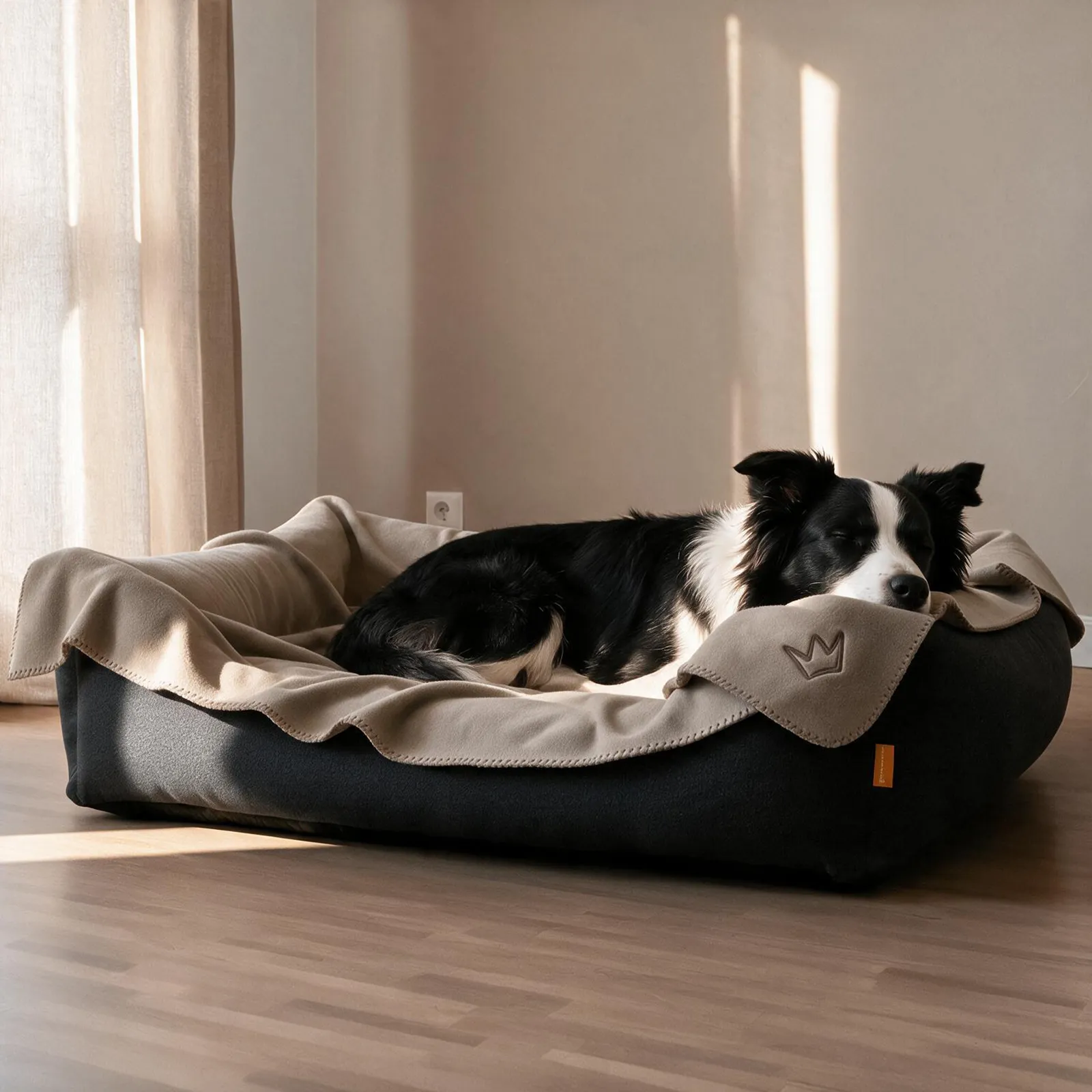 Rudelkönig Snori coperta pile cane grigio S/M