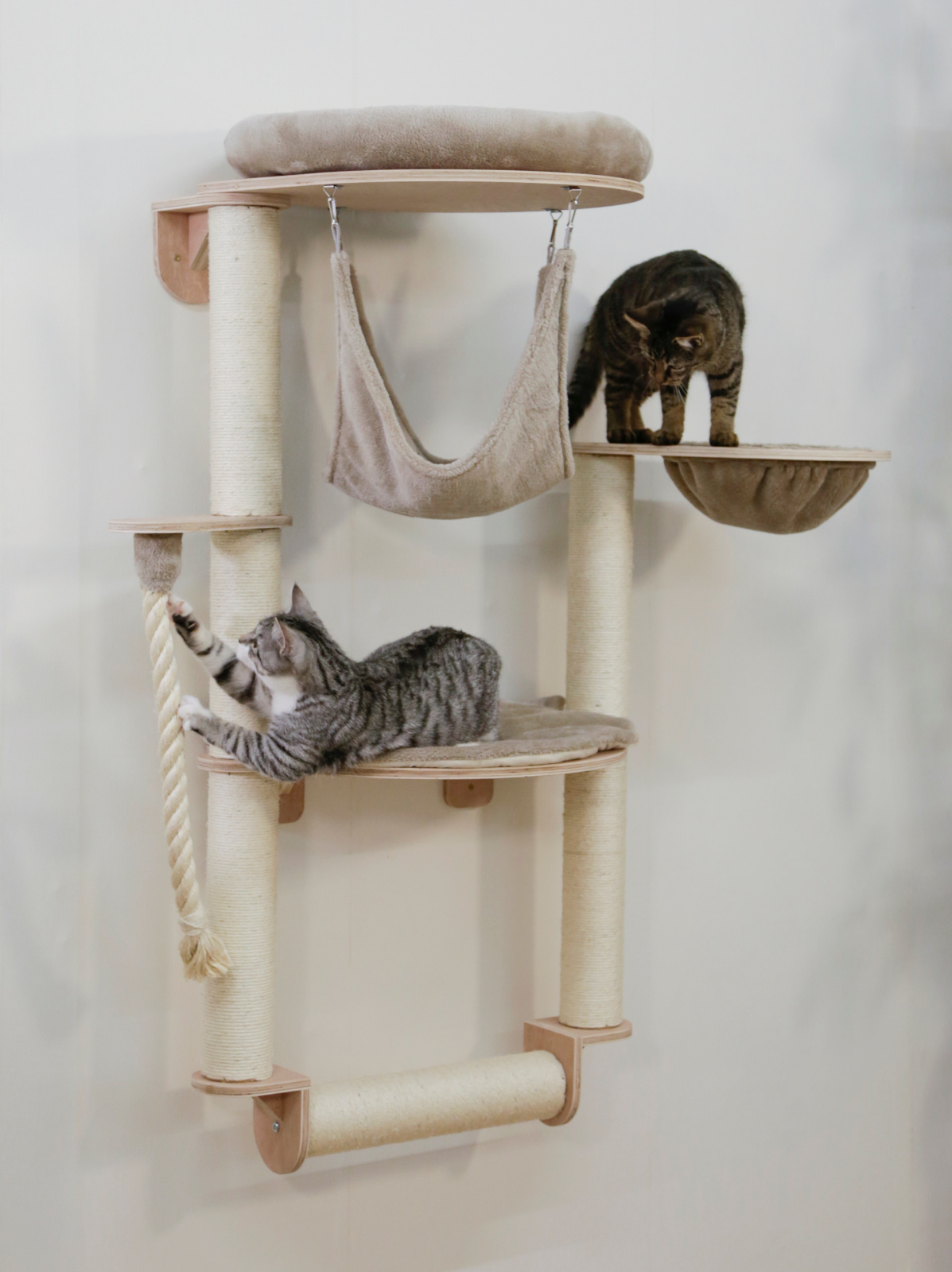 Kerbl Cat Scratch Dolomit Grappa Pro tiragraffi da parete legno