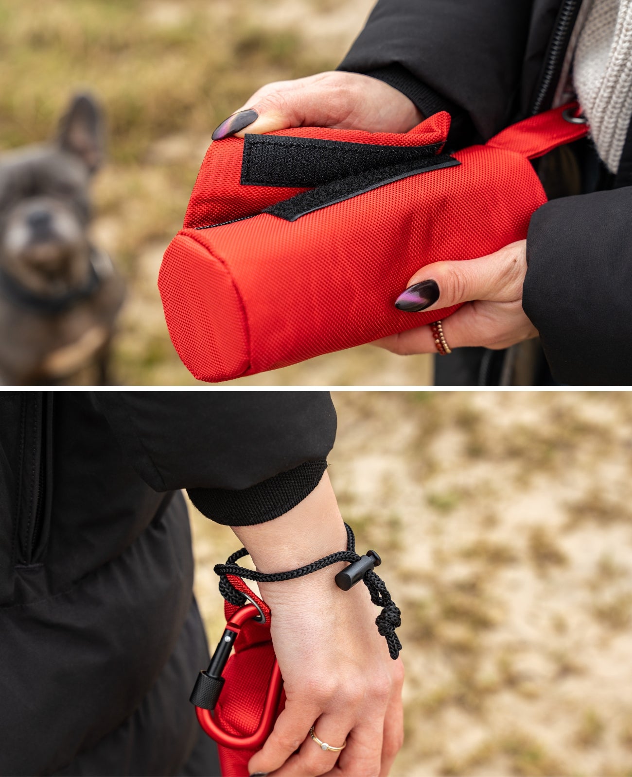 Lionto Hundenäpfe sacchetto premi cane rosso 18x7 cm