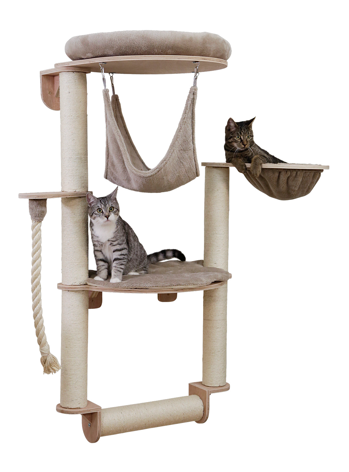 Kerbl Cat Scratch Dolomit Grappa Pro tiragraffi da parete legno