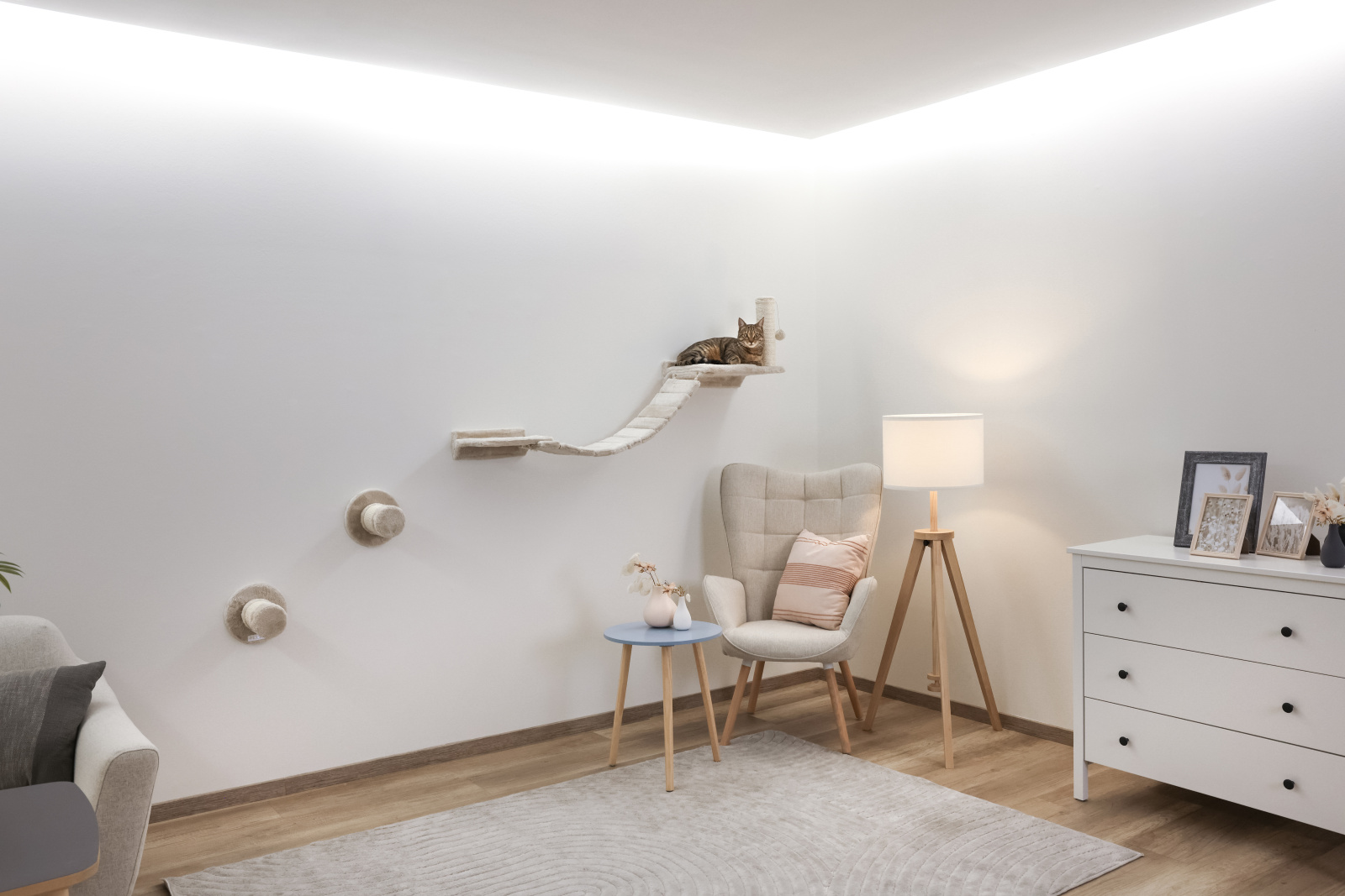 Kerbl Pet Matterhorn parete tiragraffi gatto 6 pezzi sisal