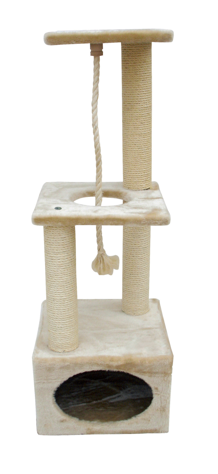 Kerbl Platin Pro Albero Tiragraffi per Gatti con Cuccia Sisal