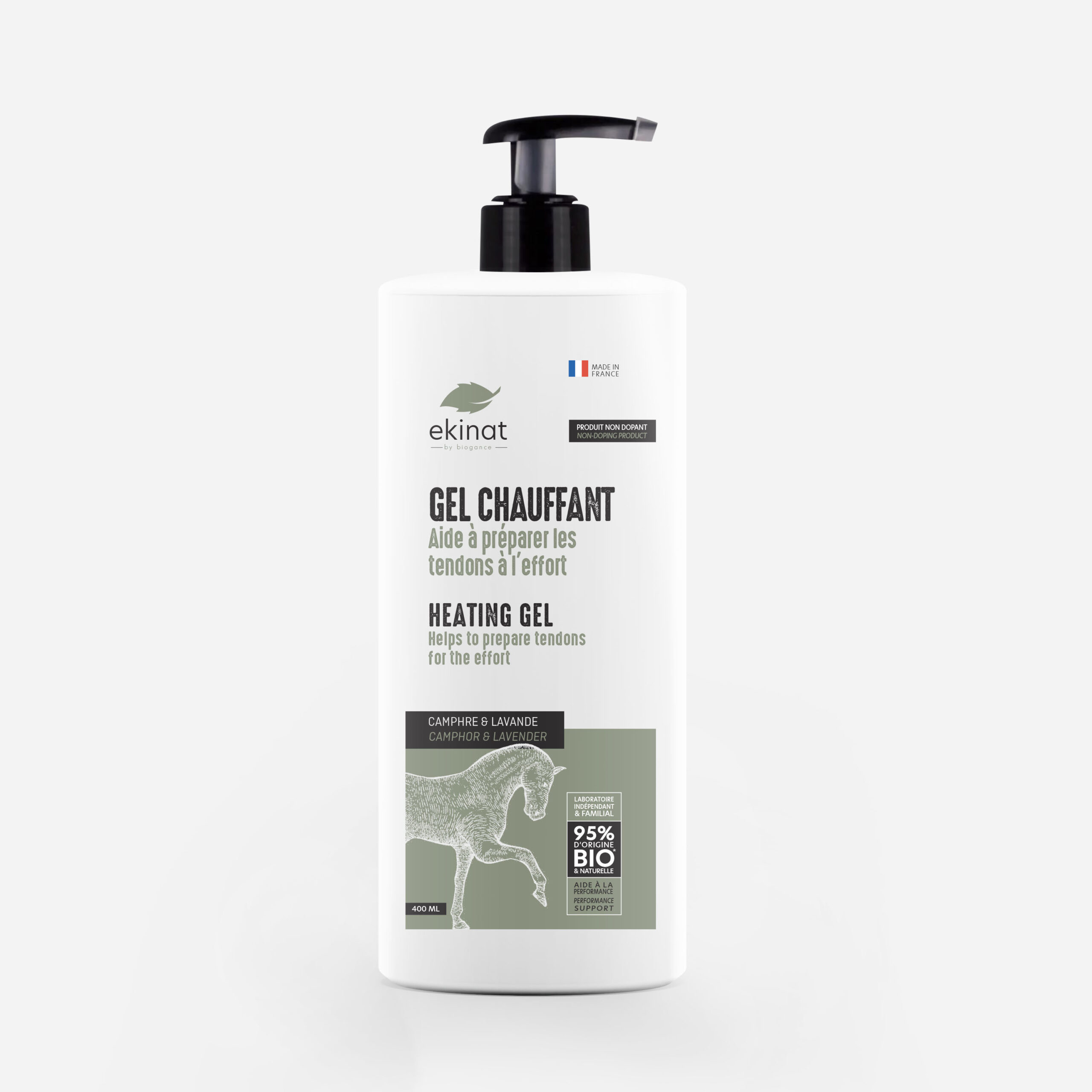 Biogance Ekinat Gel Chauffant gel cavallo canfora e lavanda