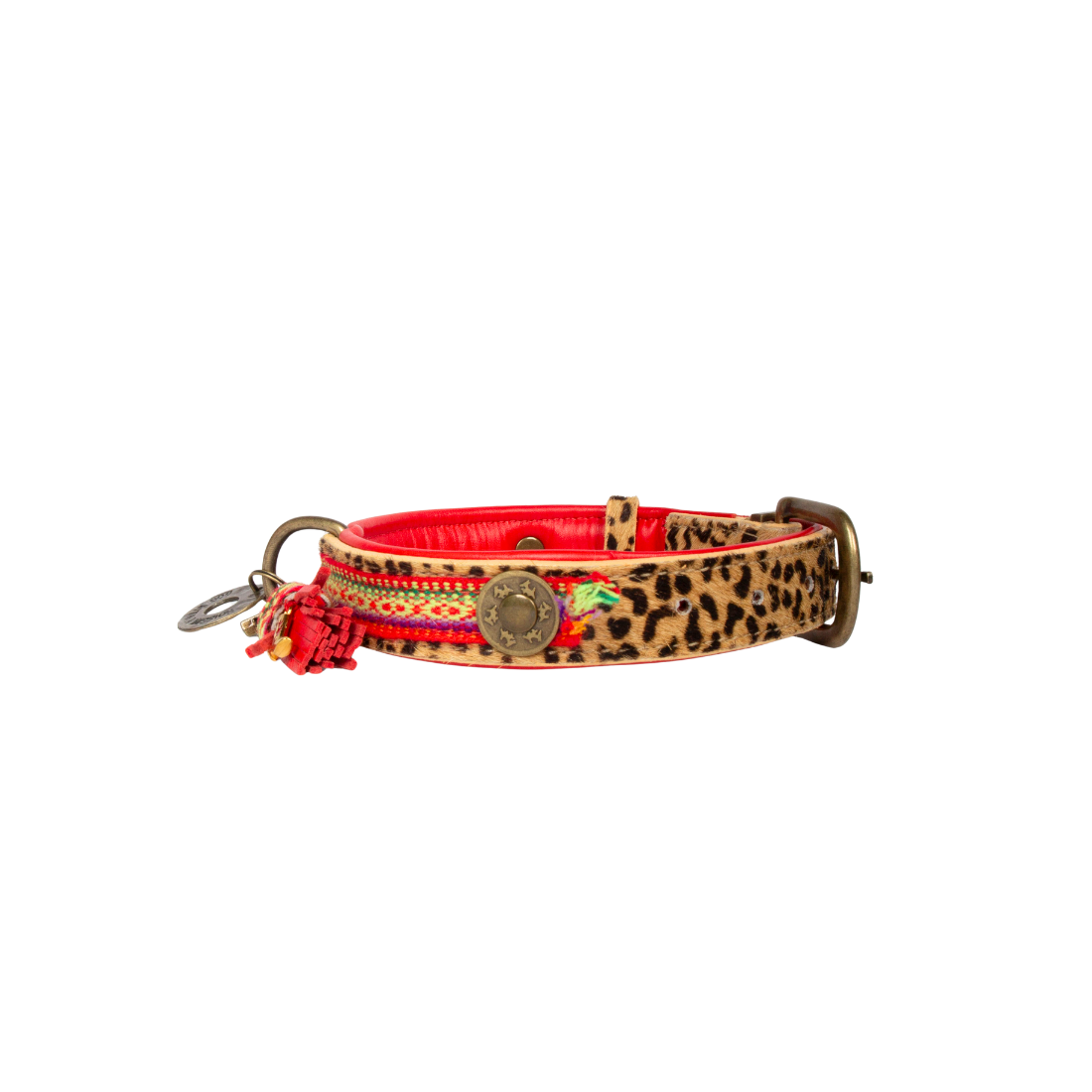 Dog with a Mission Gypsy collare cane S 30-33 cm rosso