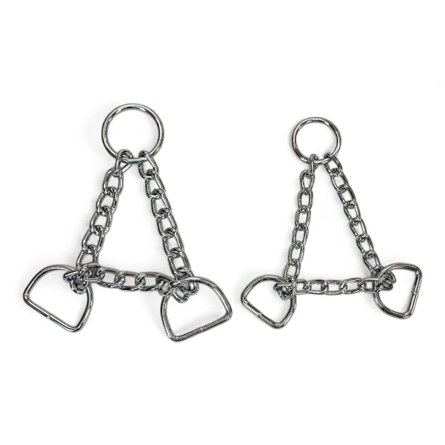 Toscani Martingala catena 3 anelli zinco argento