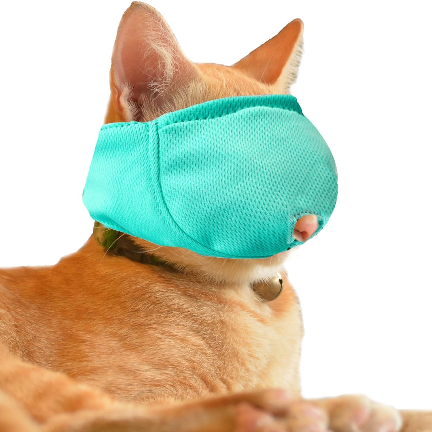 OHCOZZY Museruola Gatto S Nera Rete Traspirante