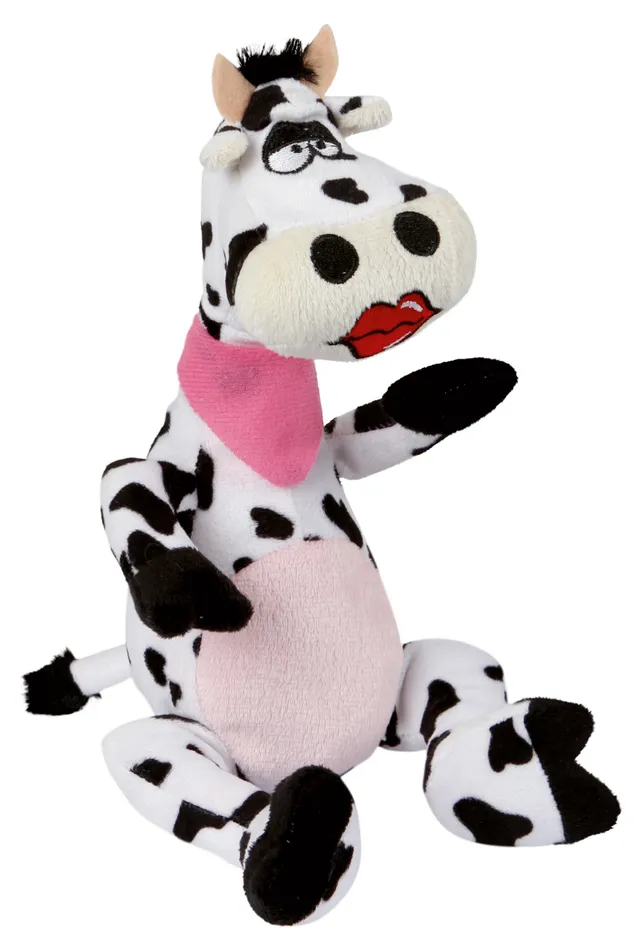 Kerbl Olga Mucca Peluche Giocattolo Cane con Squittio