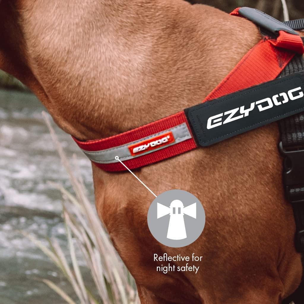 EzyDog Express pettorina per cani S rosso ergonomica