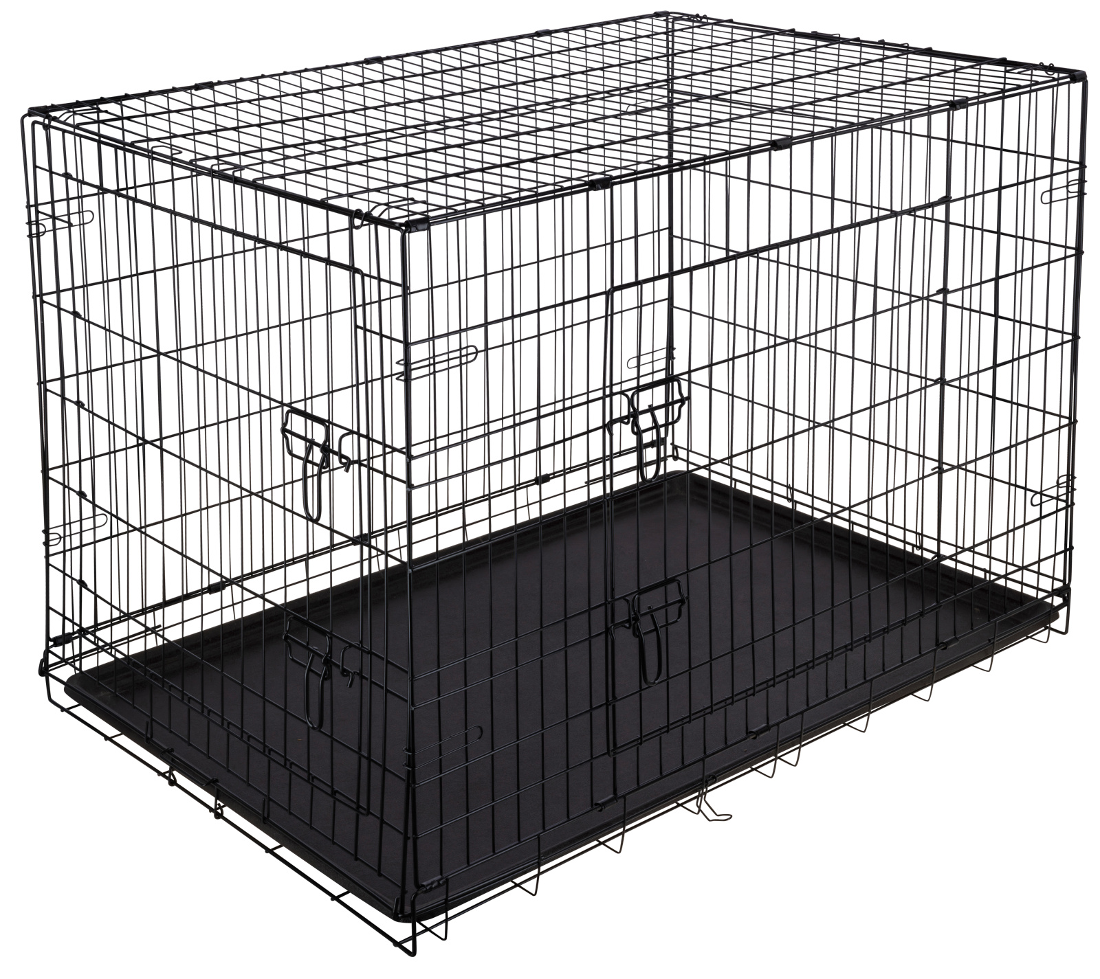 Kerbl Pet Dog Transport gabbia cane metallo pieghevole